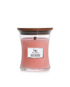 Woodwick Large Jar - Melon & Pink Quartz